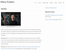 Tablet Screenshot of hilarycottam.com